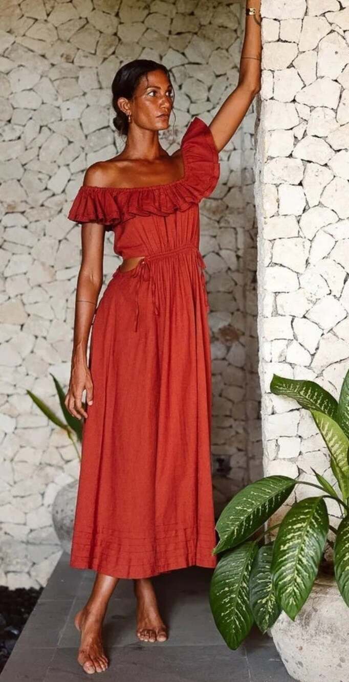 CLEOBELLA Daria Midi Dress Size S NWT Retail $271